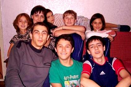 Gorev family with orphans