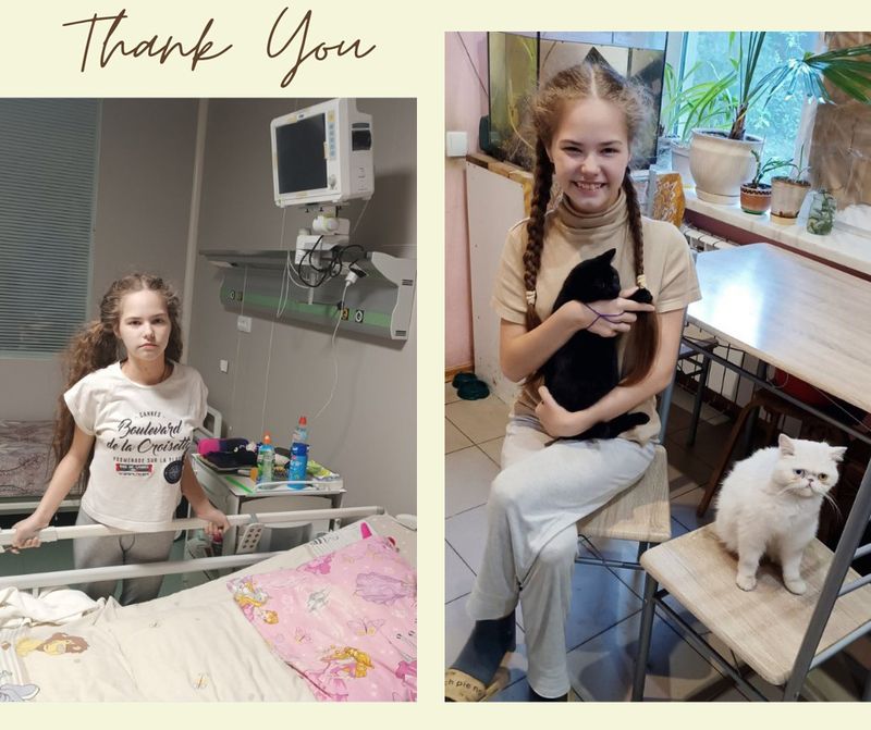 Today, Daryna's eyes are shining with victory!