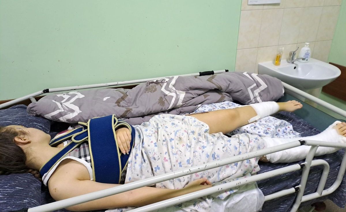 Minderjähriges Mädchen bei russischem Angriff verletzt