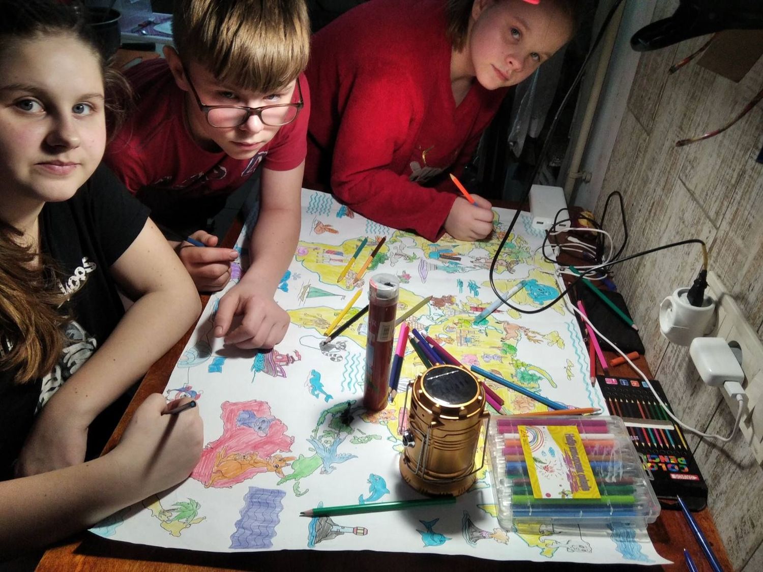 Oleksandra, Anatolii and Nina Romanenko